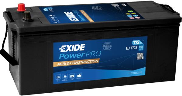 Exide EJ1723 Battery Exide 12V 172AH 1390A(EN) L+ EJ1723