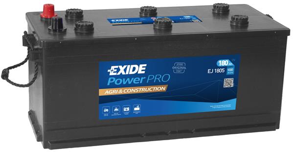 Exide EJ1805 Battery Exide 12V 180AH 1000A(EN) L+ EJ1805