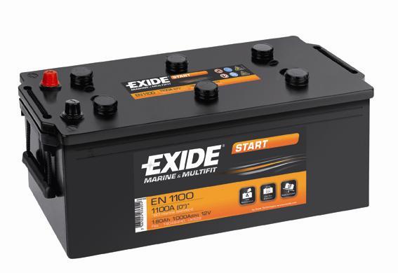 Exide EN1100 Battery Exide 12V 180AH 1000A(EN) L+ EN1100