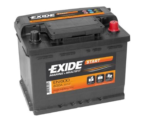 Exide EN600 Battery Exide Start 12V 62AH 540A(EN) R+ EN600