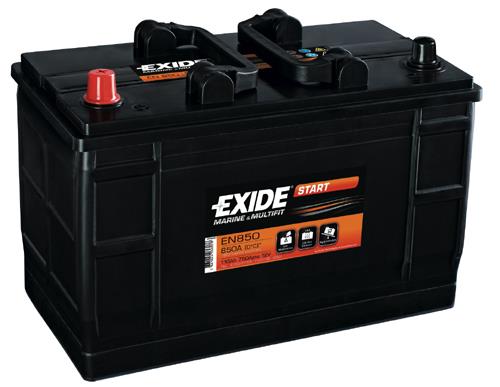 Exide EN850 Battery Exide 12V 110AH 750A(EN) L+ EN850