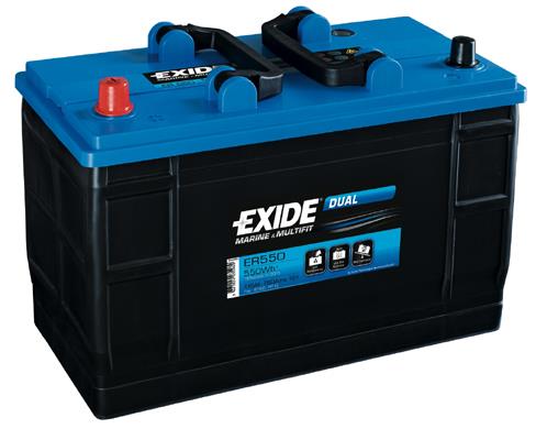 Exide ER550 Battery Exide Dual 12V 115AH 760A(EN) L+ ER550