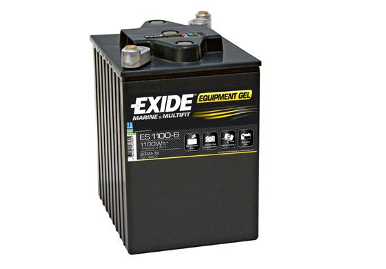 Exide ES1100-6 Battery Exide 6V 200AH 850A(EN) R+ ES11006