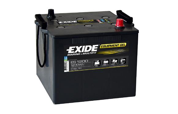 Exide ES1200 Battery Exide Equipment GEL 12V 110AH 560A(EN) R+ ES1200