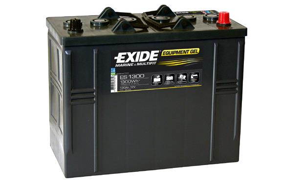 Exide ES1300 Battery Exide Equipment GEL 12V 120AH 750A(EN) R+ ES1300