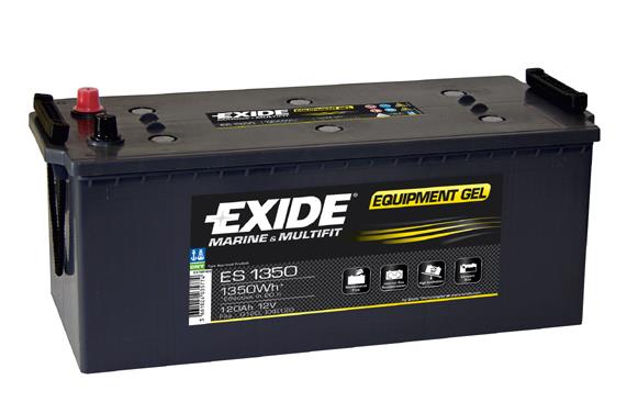 Exide ES1350 Battery Exide Equipment GEL 12V 120AH 620A(EN) L+ ES1350