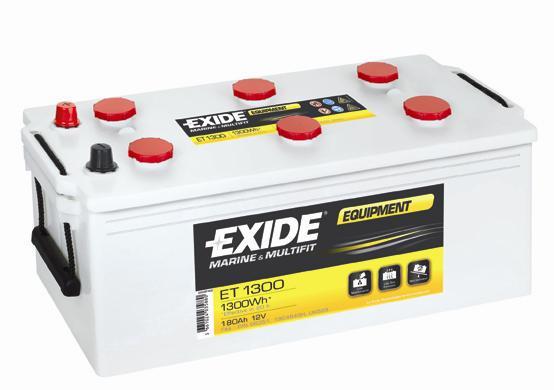 Exide ET1300 Battery Exide Equipment 12V 180AH 900A(EN) L+ ET1300