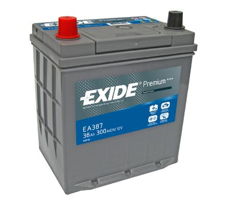 Exide EA387 Battery Exide Premium 12V 38AH 300A(EN) L+ EA387