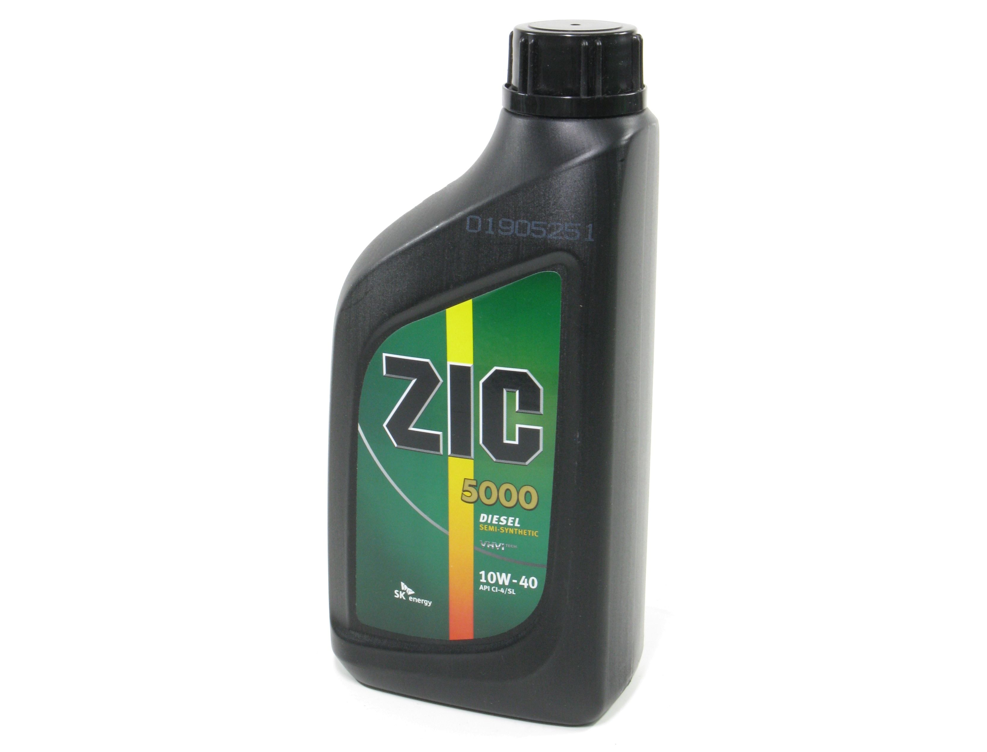 ZIC 133128 Engine oil ZIC 5000 10W-40, 1 l 133128