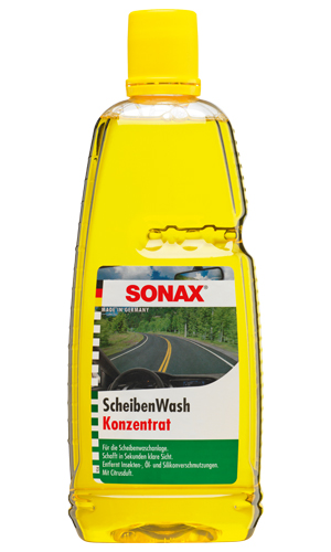 Sonax 260300 Summer windshield washer fluid, concentrate, 1:10, Citrus, 1l 260300