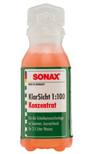 Sonax 371000 Summer windshield washer fluid, concentrate, 1:100, Clear view, 0,25l 371000