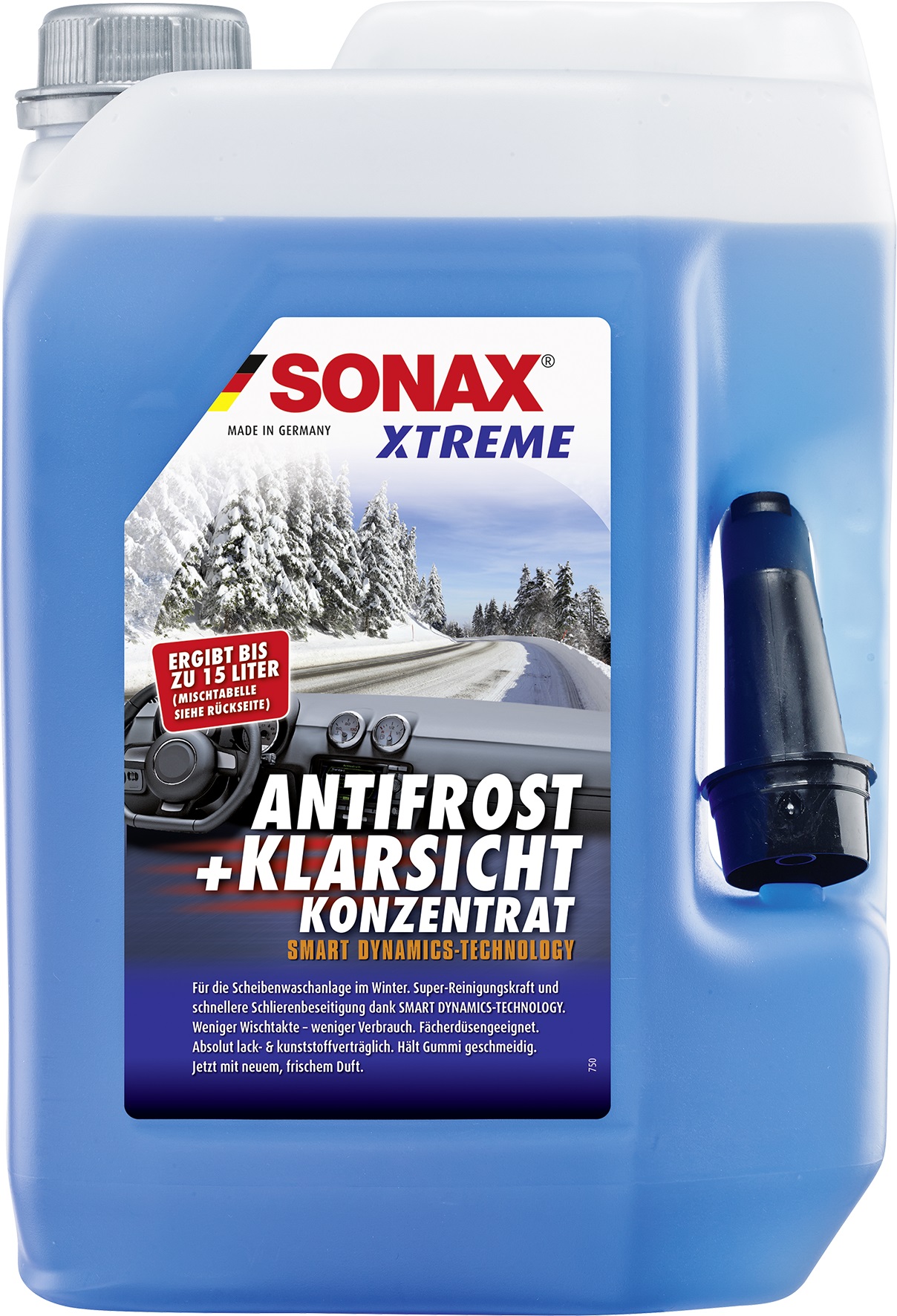 Sonax 232505 Winter windshield washer fluid, concentrate, -70°C, 5l 232505