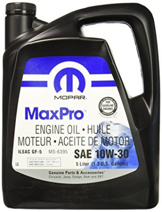 Chrysler/Mopar 68218 931AC Engine oil Chrysler/Mopar MaxPro 10W-30, 3,785L 68218931AC