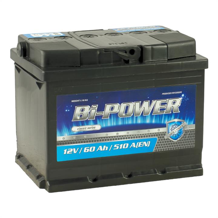 Bi-Power KLV060-01 Battery BI-POWER 12V 60AH 510A(EN) L+ KLV06001