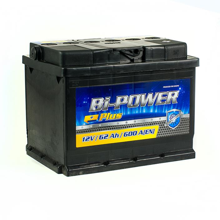 Bi-Power KLV062-00 Battery BI-POWER 12V 62AH 600A(EN) R+ KLV06200