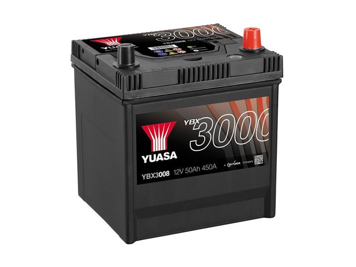 Yuasa YBX3008 Battery Yuasa YBX3000 SMF 12V 50AH 450A(EN) R+ YBX3008