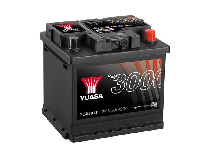 Yuasa YBX3012 Battery Yuasa YBX3000 SMF 12V 50AH 420A(EN) R+ YBX3012