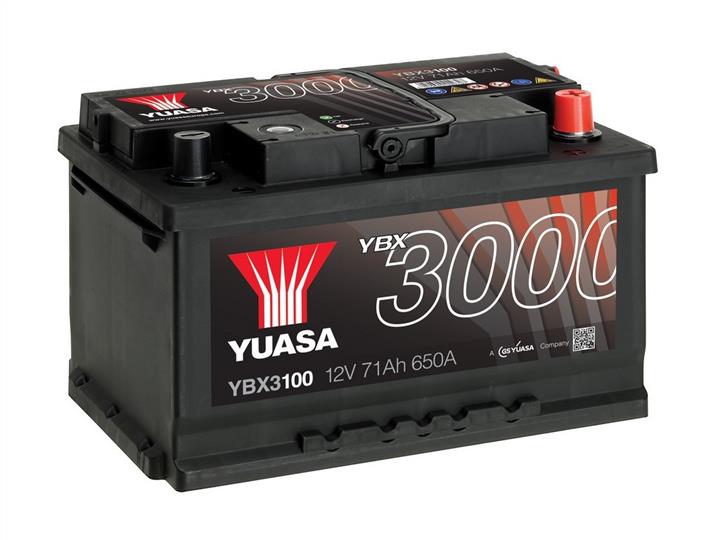 Yuasa YBX3100 Battery Yuasa YBX3000 SMF 12V 71AH 650A(EN) R+ YBX3100