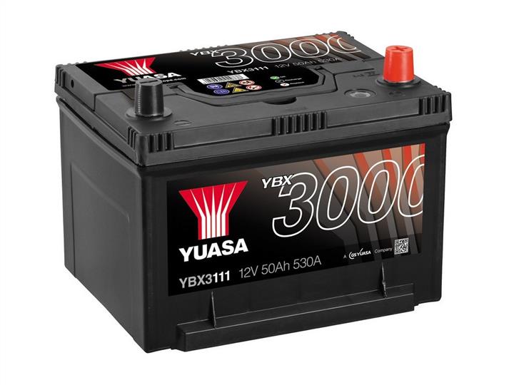 Yuasa YBX3111 Battery Yuasa YBX3000 SMF 12V 50AH 530A(EN) R+ YBX3111