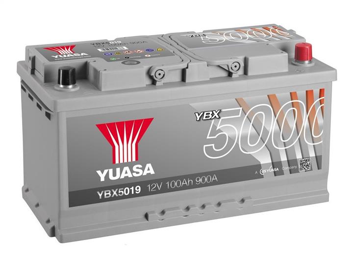 Yuasa YBX5019 Battery Yuasa YBX5000 Silver High Performance SMF 12V 100AH 900A(EN) R+ YBX5019