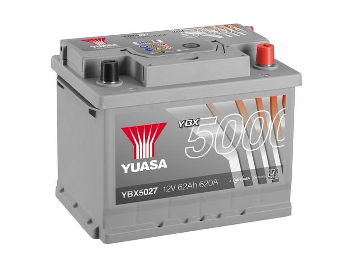 Yuasa YBX5027 Battery Yuasa YBX5000 Silver High Performance SMF 12V 62AH 620A(EN) R+ YBX5027