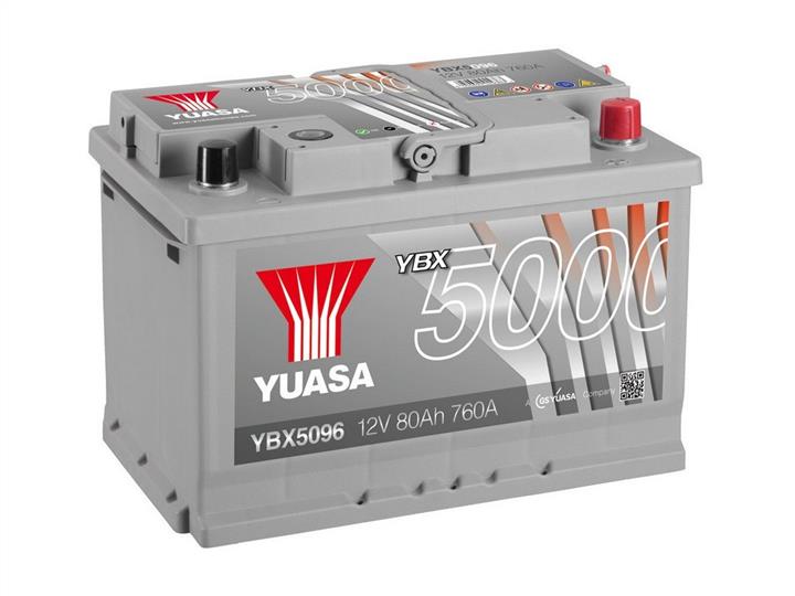 Yuasa YBX5096 Battery Yuasa YBX5000 Silver High Performance SMF 12V 80AH 760A(EN) R+ YBX5096