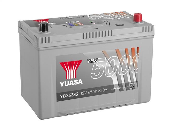 Yuasa YBX5335 Battery Yuasa YBX5000 Silver High Performance SMF 12V 95AH 830A(EN) R+ YBX5335
