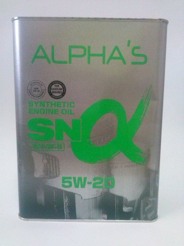Alphas 709344 Engine oil Alphas SN GF-5 5W-20, 4L 709344