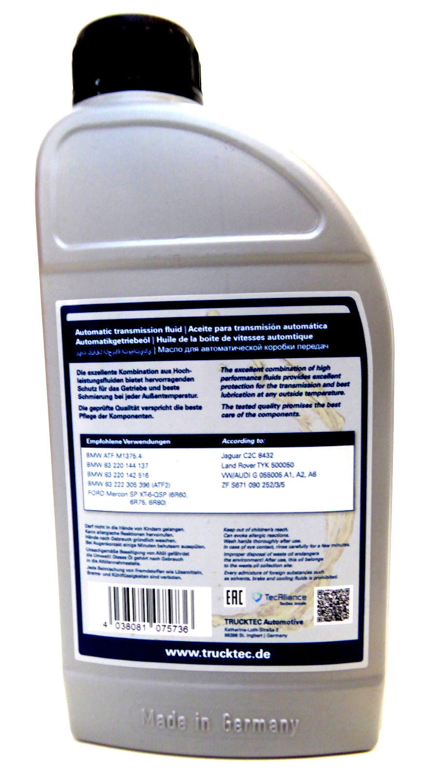 Trucktec 88.25.002 Automatic Transmission Oil 8825002