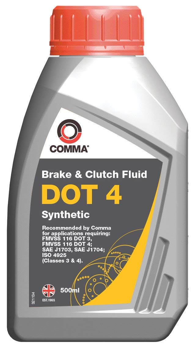 Comma BF4500M Brake Fluid DOT 4, 0.5L BF4500M