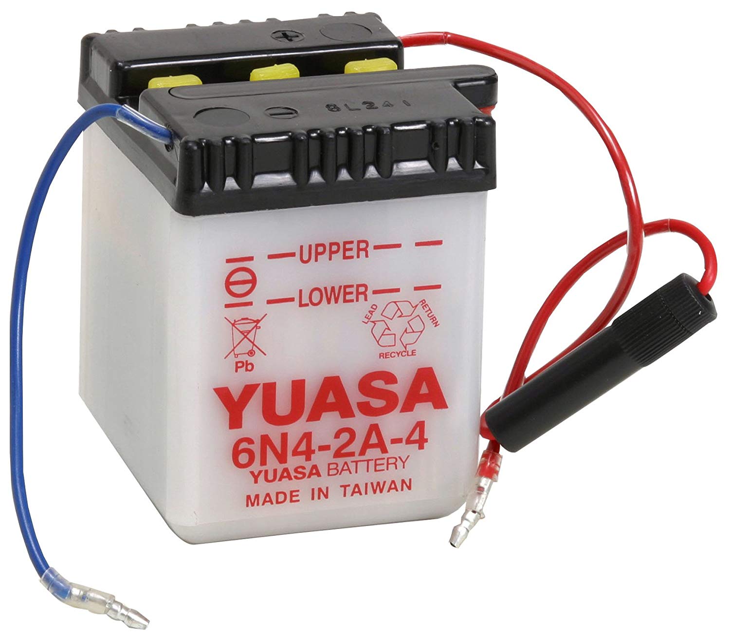 Yuasa 6N4-2A-4 Battery Yuasa 6V 4AH 35A(EN) L+ 6N42A4