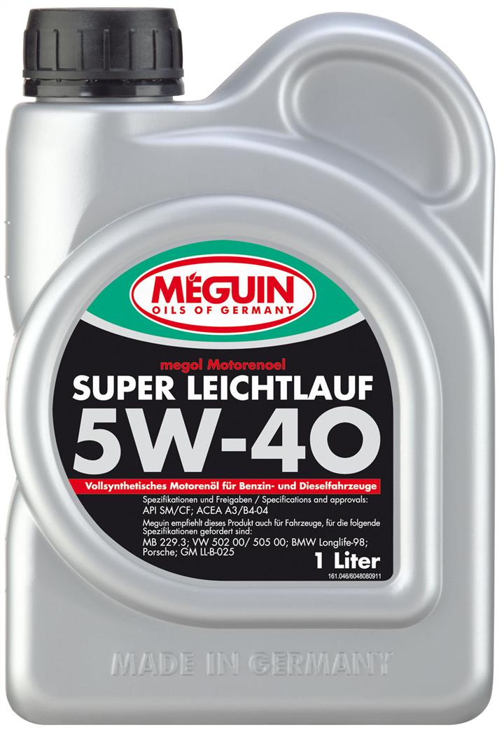 Meguin 4808 Engine oil Meguin Super Leichtlauf 5W-40, 1L 4808
