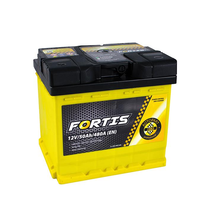 Fortis FRT50-01 Battery FORTIS 12V 50AH 480A(EN) L+ FRT5001