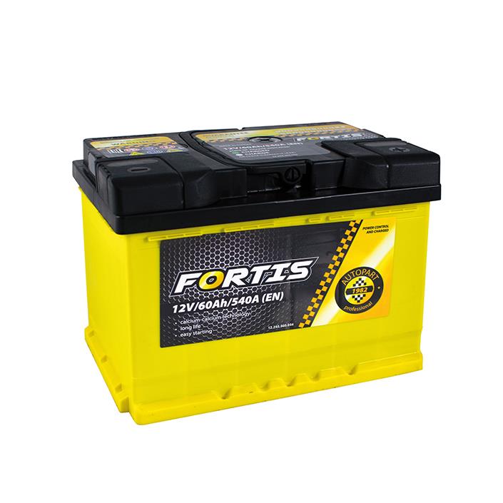Fortis FRT60-00 Battery FORTIS 12V 60AH 540A(EN) R+ FRT6000