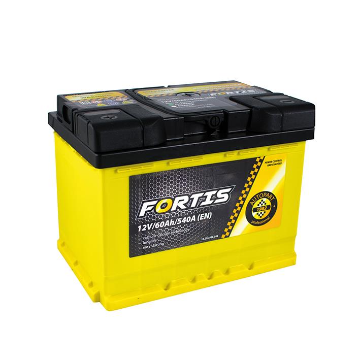 Fortis FRT60-01 Battery FORTIS 12V 60AH 540A(EN) L+ FRT6001