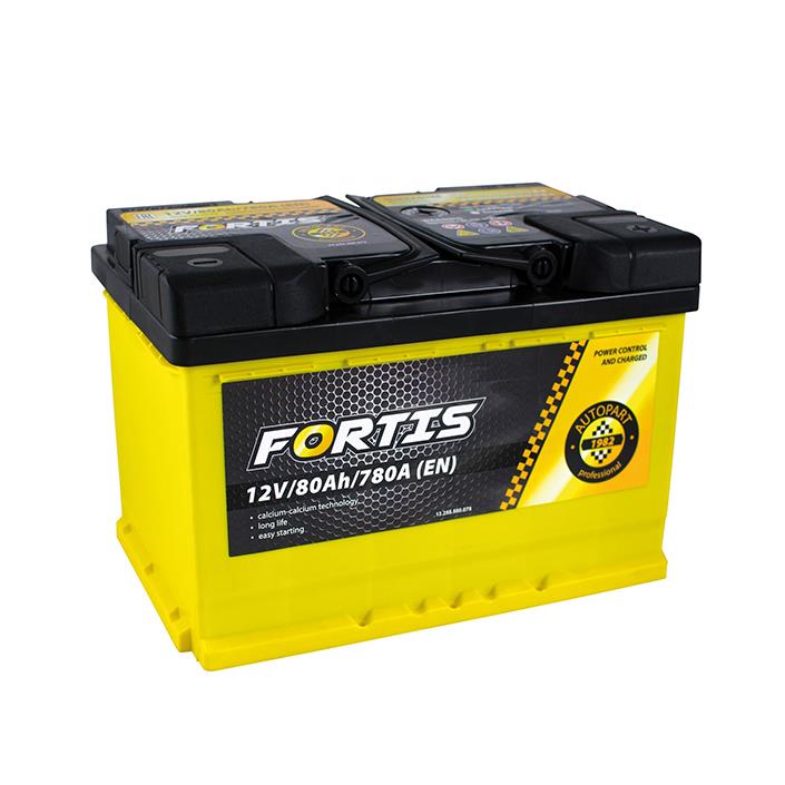 Fortis FRT80-00 Battery FORTIS 12V 80AH 780A(EN) R+ FRT8000