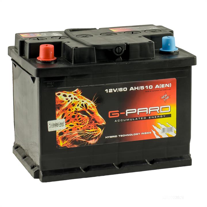 G-Pard TRC060-01 Battery G-Pard 12V 60AH 510A(EN) L+ TRC06001
