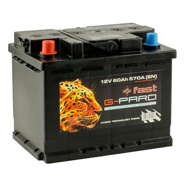 G-Pard TRC060-F01 Battery G-Pard Fast 12V 60AH 570A(EN) L+ TRC060F01