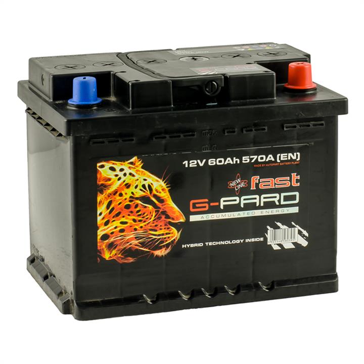 G-Pard TRC060-F00 Battery G-Pard Fast 12V 60AH 570A(EN) R+ TRC060F00