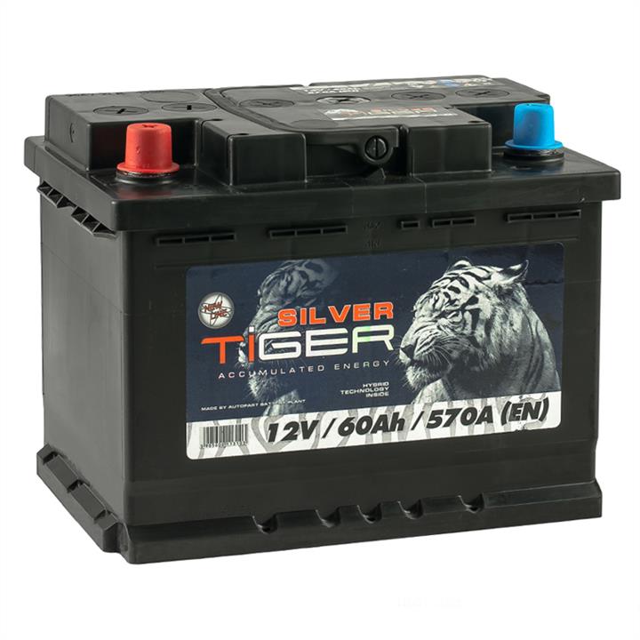 Tiger AFS060-S01 Battery Tiger Silver 12V 60AH 570A(EN) L+ AFS060S01