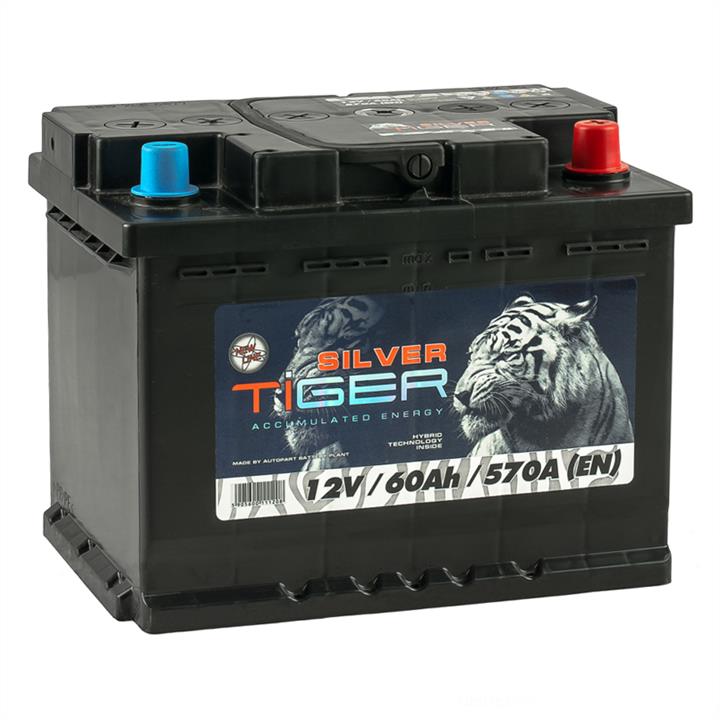 Tiger AFS060-S00 Battery Tiger Silver 12V 60AH 570A(EN) R+ AFS060S00