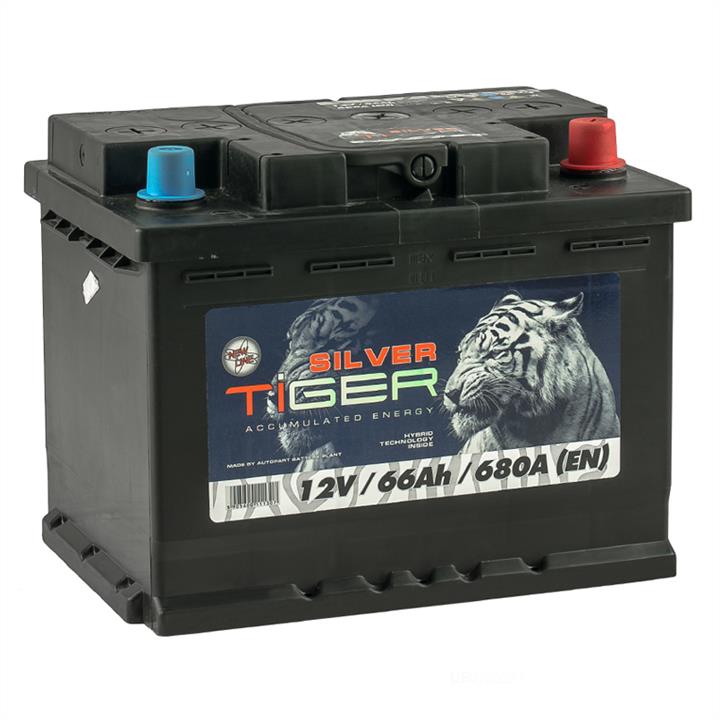 Tiger AFS066-S00 Battery Tiger Silver 12V 66AH 680A(EN) R+ AFS066S00