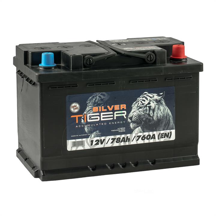 Tiger AFS078-S00 Battery Tiger Silver 12V 78AH 760A(EN) R+ AFS078S00