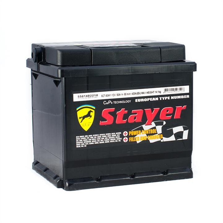 Stayer ISD-50-1 Battery Stayer Black 12V 50AH 420A(EN) L+ ISD501