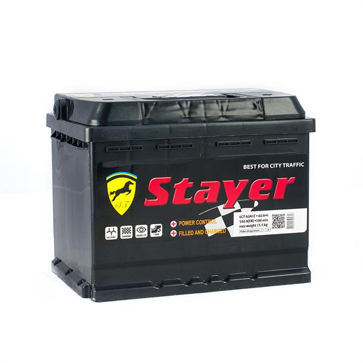 Stayer ISD-60-0B Battery Stayer Black 12V 60AH 540A(EN) R+ ISD600B