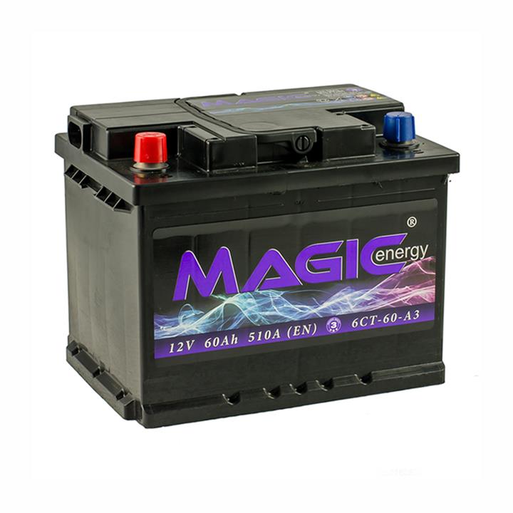 MAGIC ENERGY MGT060-M01 Battery MAGIC ENERGY 12V 60AH 540A(EN) L+ MGT060M01
