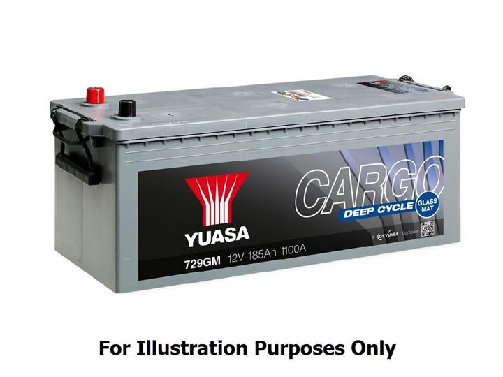 Yuasa 725GM Battery Yuasa Cargo Deep Cycle 12V 230AH 1200A(EN) L+ 725GM