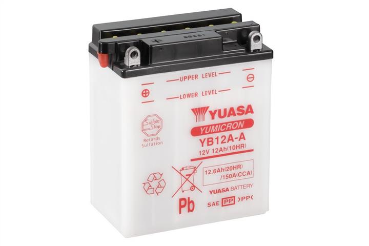 Yuasa YB12A-A Battery Yuasa 12V 12AH 165A(EN) L+ YB12AA