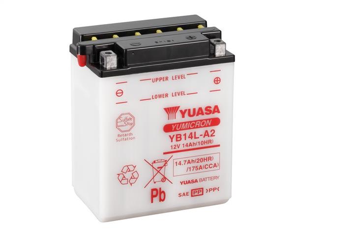 Yuasa YB14L-A2 Battery Yuasa 12V 14AH 145A(EN) R+ YB14LA2