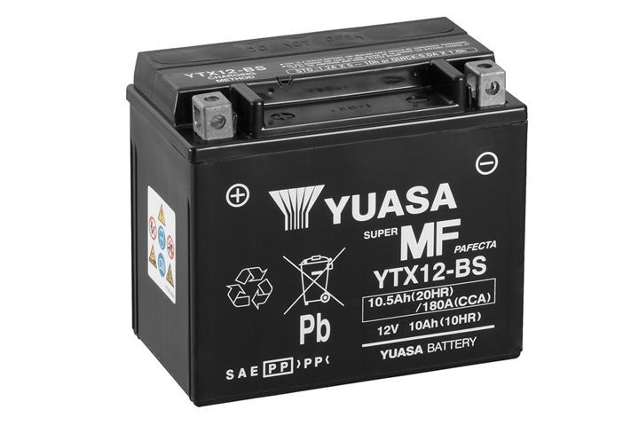Yuasa YTX12-BS Battery Yuasa 12V 10AH 150A(EN) L+ YTX12BS